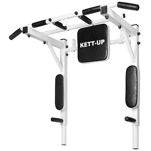 Турник Kett-Up "Брусья 3 в 1", бело-чёрный - разноцветный