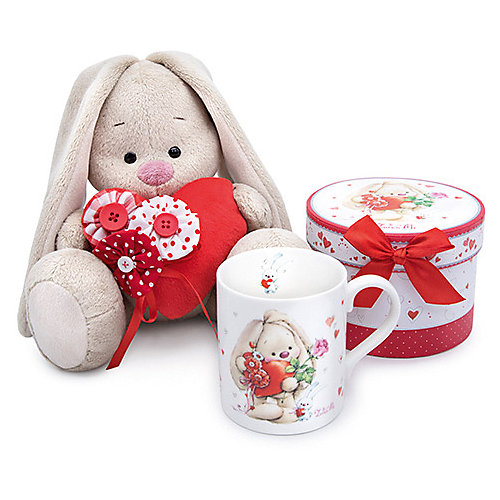 Мягкая игрушка Budi Basa Зайка Ми с красным сердечком, 18 см от Budi Basa