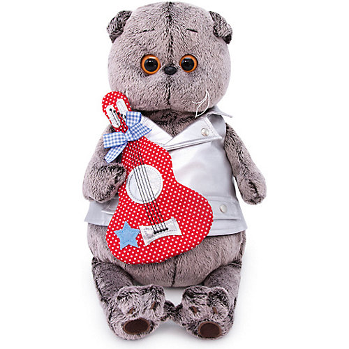 Мягкая игрушка Budi Basa Кот Басик в жилете с гитарой, 25 см от Budi Basa