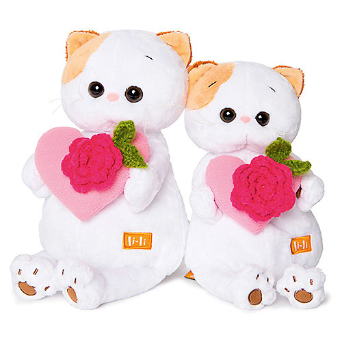 Мягкая игрушка Budi Basa Кошечка Ли-Ли с розовым сердечком, 27 см от Budi Basa