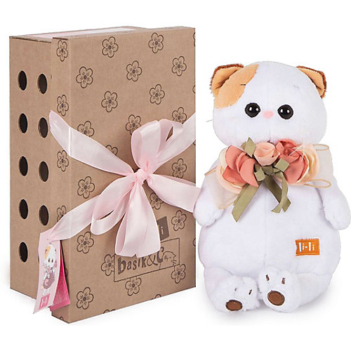 Мягкая игрушка Budi Basa Кошечка Ли-Ли с розовым сердечком, 27 см от Budi Basa
