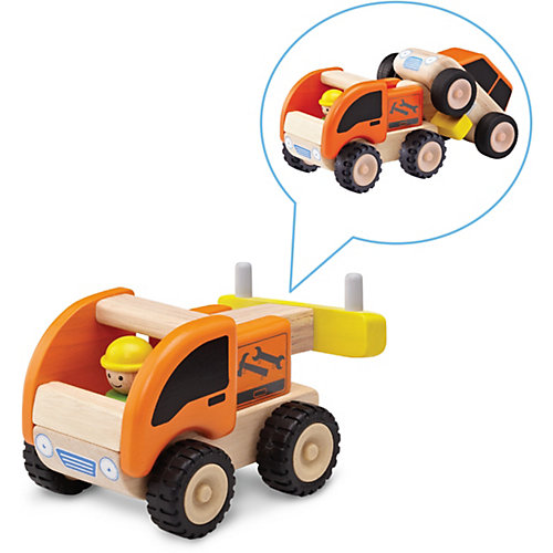 Деревянная игрушка Wonderworld Miniworld Эвакуатор от Wonderworld