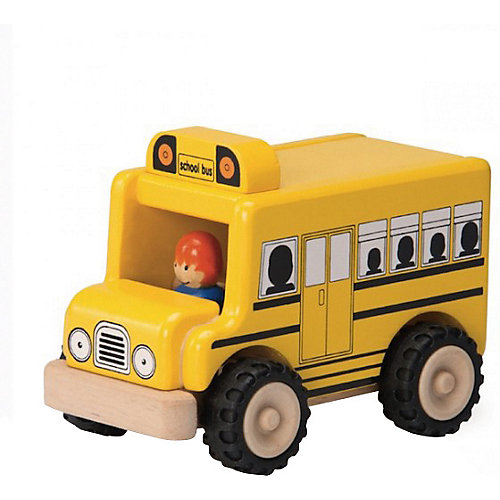 Деревянная игрушка Wonderworld Miniworld Школьный автобус от Wonderworld