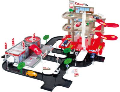 Игровой набор Mochtoys "Парковка + сервисный центр"