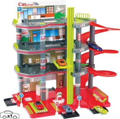 Игровой набор Mochtoys "Парковка 4 уровня + машинка"