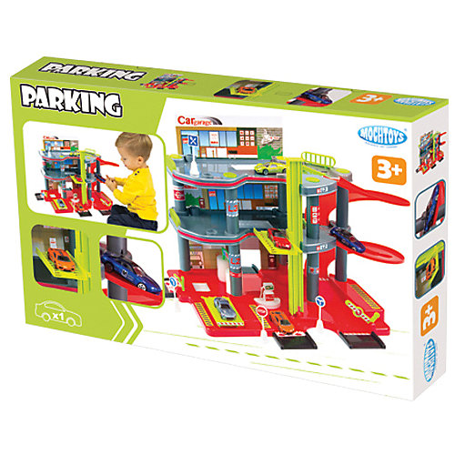 Игровой набор Mochtoys "Парковка + машинка" от Mochtoys