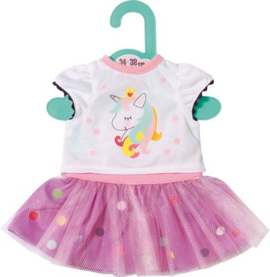 Одежда для куклы Zapf Creation Baby Футболка с балетной юбкой