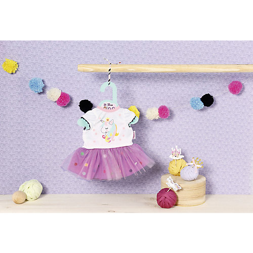 Одежда для куклы Zapf Creation Baby Футболка с балетной юбкой от Zapf Creation