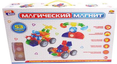 Конструктор ABtoys "Магический магнит", 53 детали