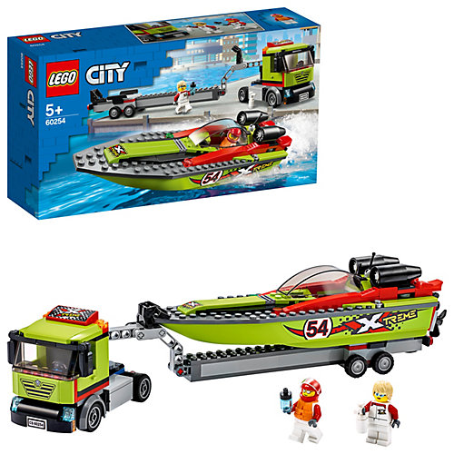 Конструктор LEGO City Great Vehicles 60254: Транспортировщик скоростных катеров от LEGO