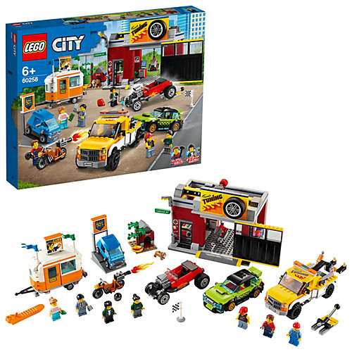 Конструктор LEGO City Turbo Wheels 60258: Тюнинг-мастерская от LEGO