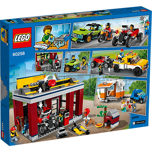 Конструктор LEGO City Turbo Wheels 60258: Тюнинг-мастерская от LEGO