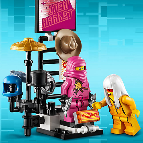Конструктор LEGO Ninjago 71708: Киберрынок от LEGO