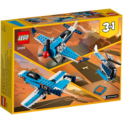 Конструктор LEGO Creator 31099: Винтовой самолёт от LEGO
