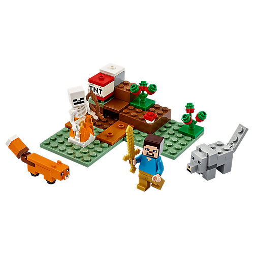Конструктор LEGO Minecraft 21162: Приключения в тайге от LEGO