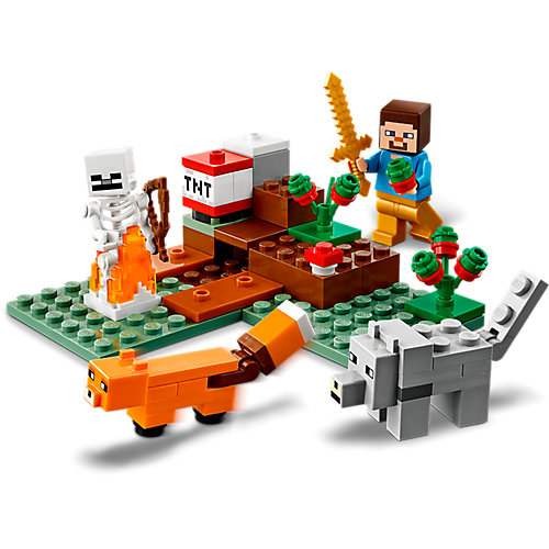 Конструктор LEGO Minecraft 21162: Приключения в тайге от LEGO
