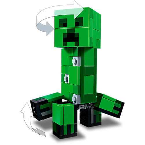 Конструктор LEGO Minecraft 21156: Большие фигурки, Крипер и Оцелот от LEGO