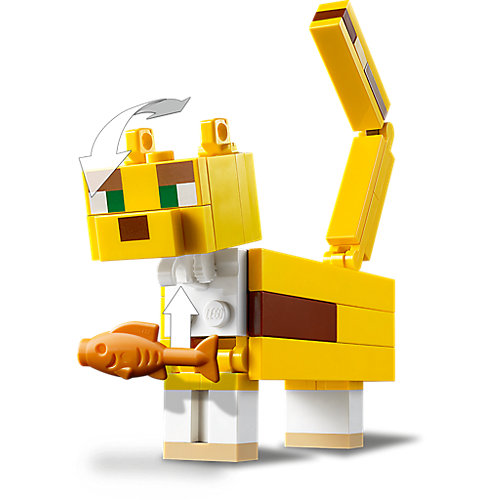 Конструктор LEGO Minecraft 21156: Большие фигурки, Крипер и Оцелот от LEGO