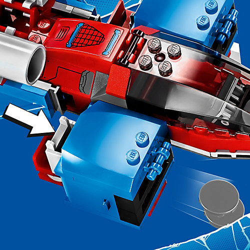 Конструктор LEGO Super Heroes 76150: Реактивный самолёт Человека-Паука против Робота Венома от LEGO