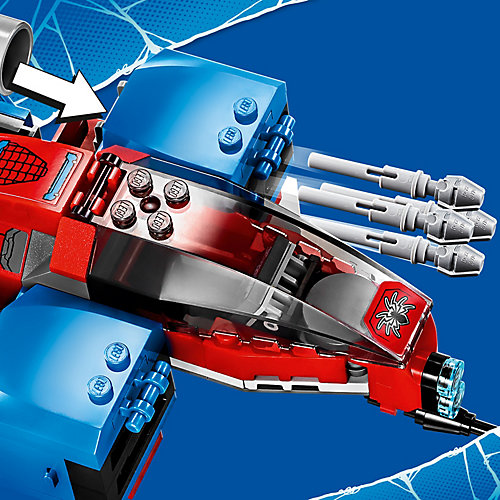 Конструктор LEGO Super Heroes 76150: Реактивный самолёт Человека-Паука против Робота Венома от LEGO