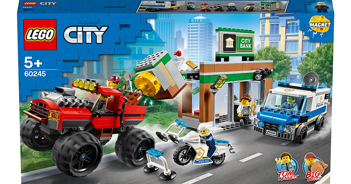 Spielzeug: Lego  City 60245 Raubüberfall mit dem Monster-Truck