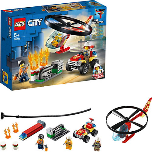 Конструктор LEGO City Fire 60248: Пожарный спасательный вертолёт от LEGO