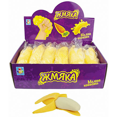 Игрушка 1Toy Мелкие пакости "Жмяка банан" от 1Toy