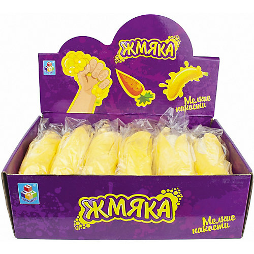 Игрушка 1Toy Мелкие пакости "Жмяка банан" от 1Toy