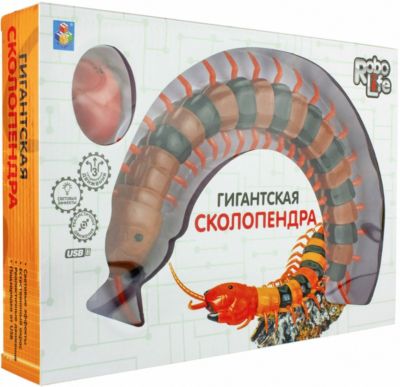Игрушка 1Toy "Гигантская сколопендра" световые эффекты