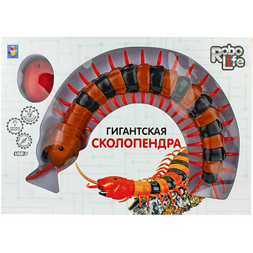 Игрушка 1Toy "Гигантская сколопендра" световые эффекты от 1Toy