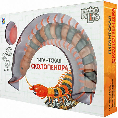 Игрушка 1Toy "Гигантская сколопендра" световые эффекты от 1Toy