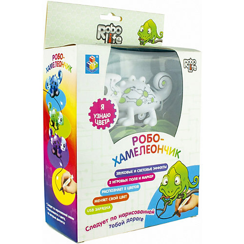 Робот 1Toy "Робо-хамелеончик", звуковые эффекты от 1Toy