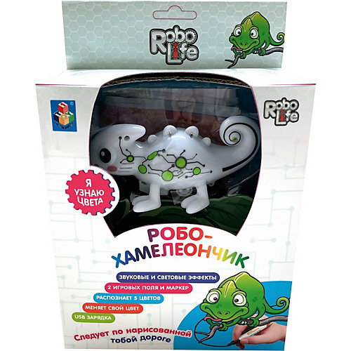 Робот 1Toy "Робо-хамелеончик", звуковые эффекты от 1Toy