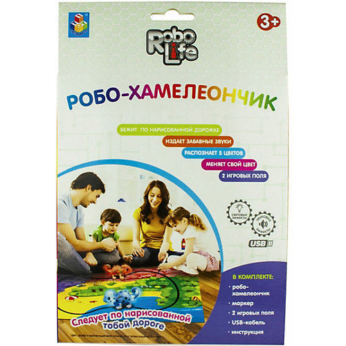 Робот 1Toy "Робо-хамелеончик", звуковые эффекты от 1Toy