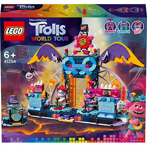 Конструктор LEGO Trolls 41254: Концерт в городе Рок-на-Вулкане от LEGO