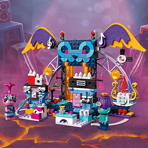 Конструктор LEGO Trolls 41254: Концерт в городе Рок-на-Вулкане от LEGO