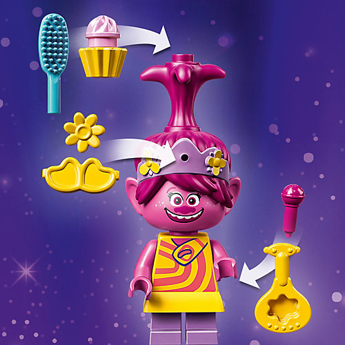 Конструктор LEGO Trolls 41253: Приключение на плоту в Кантри-тауне от LEGO