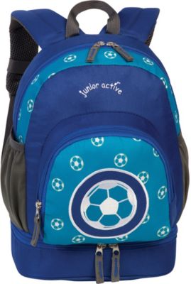 Fabrizio 20545-0100 Fußball Football Kinderrucksack Backpack for Boys Schwarz 