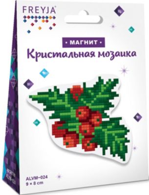 Кристальная мозаика Фрея магнит "Остролист"
