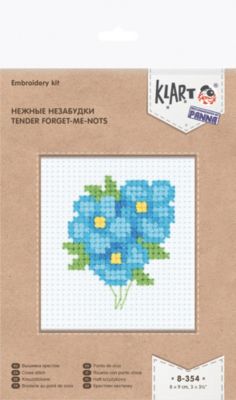 Набор для вышивания Klart "Нежные незабудки"