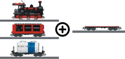 Bundle Mrklin: Start up 29730 - Startpackung Bausteinzug mit Sound und Lichtbausteinen (230 Volt, Spur H0) + Start up 44734 Klemmbausteinwagen