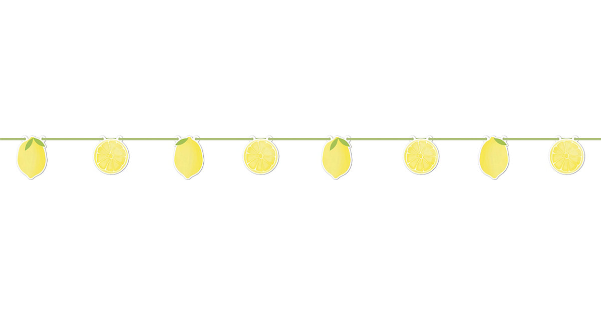Generic 1 Papier Girlande Design Lemons gelb/grün
