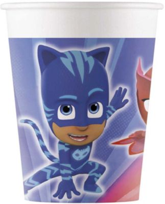 Pj Masks 8 Pappbecher 200ml Design Pj Masks