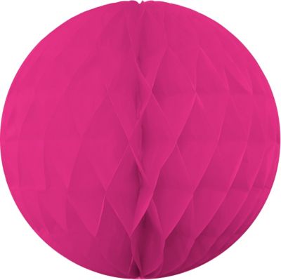 Party Zubehr 1 Wabenball Dekoration BALL 15 cm Fuchsia pink