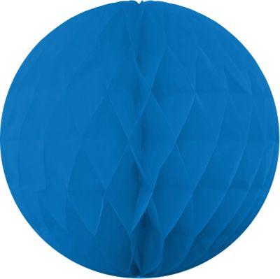 Party Zubehr 1 Wabenball Dekoration BALL 15 cm blau