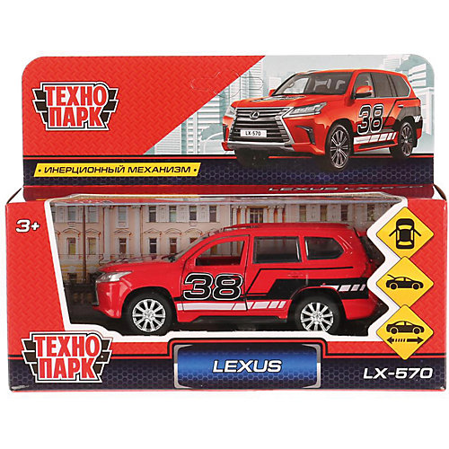Металлическая машинка Технопарк Lexus LX-570, Спорт от ТЕХНОПАРК