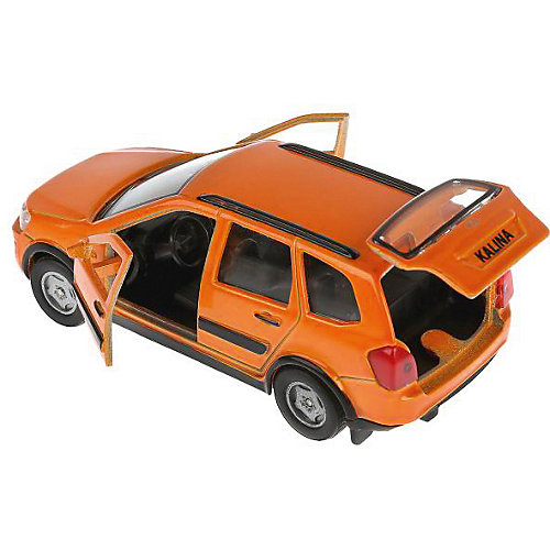 Металлическая машинка Технопарк Lada Kalina Cross, оранжевая от ТЕХНОПАРК