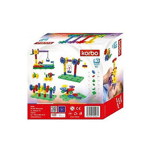 Конструктор Korbo Twist, 40 деталей от Korbo