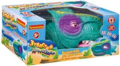 Настольная игра Bondibon Зубастый динозавр
