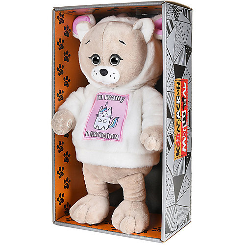 Мягкая игрушка Колбаскин&Мышель Мышель в меховом худи 25 см от Колбаскин&Мышель